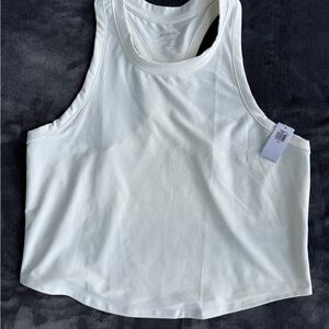 Old Navy White Racerback Tank Top NWT
